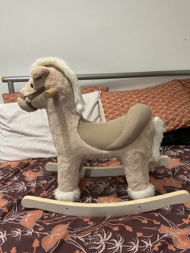 Plush rocking horse - plush,