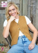 King Cole Aran Pattern 6421