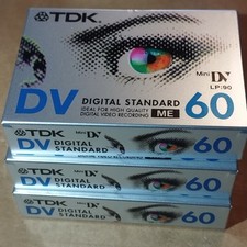 x3 Digital Video Cassette DV60