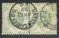 GB SG211 QV 1887 1/- Dull