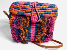 ZARA Colourful Woven Crossbody