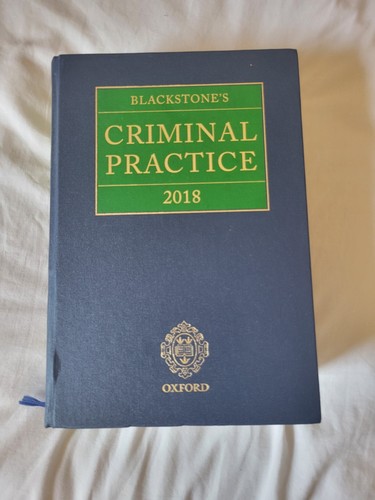 Blackstone criminal practice - criminal,