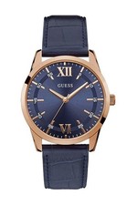 Guess Gents Theo Leather Strap Watch W1307G2