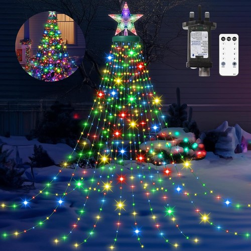 Christmas tree lights - christmas,