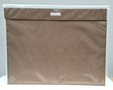 A1 Clear Art Portfolio File Work, School Folders with Handle (Pack of 5)