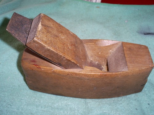 Wooden block plane long - block, 3/4"
