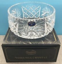 BOHEMIA  Large Hand Cut Lead