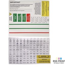 Fuse Board Consumer Unit Labels for Fusebox, Wylex, BG, MK, Hager - UK Made
