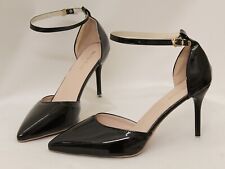 SEXY HIGH HEELS CROSSDRESSER UNISEX SHOES DRAG QUEEN STILETTO PUMPS BLACK 9.5/10