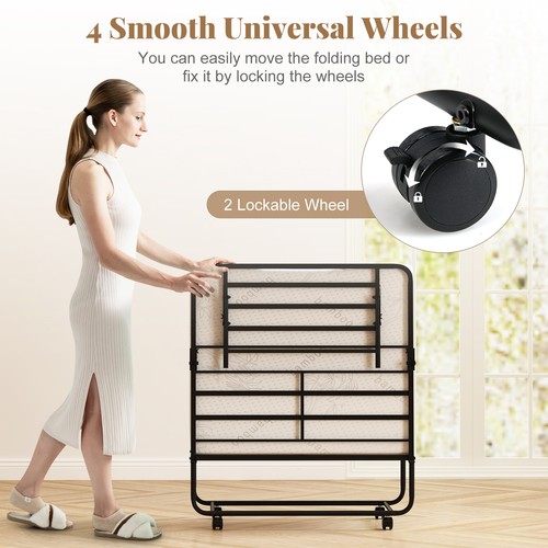 Cot size foldable bed - foldable,