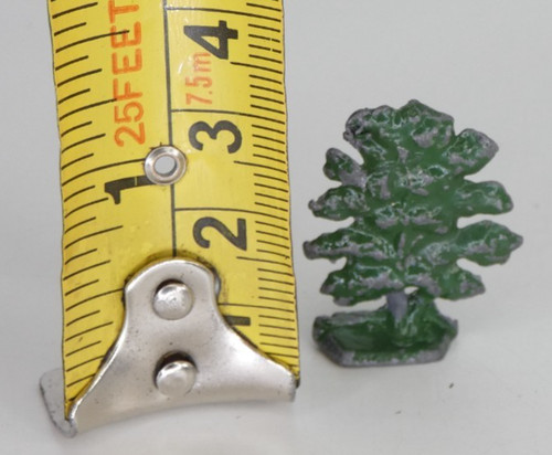 Vintage lead model tree - lead, pine