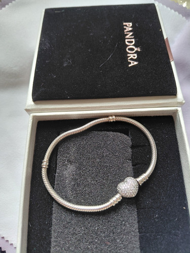 Pandora silver sparkling heart - pandora,