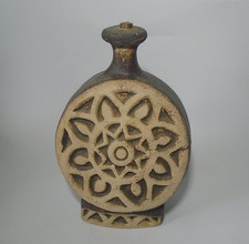 Vintage Quantock Design 9" Lamp Base, Somerset Studio Pottery, Retro