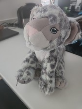 Snow Leopard 20cm Soft Toy Eco-Friendly Cuddly Plush Stuffed Animal