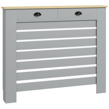Radiator Cover Grey 111cm MDF