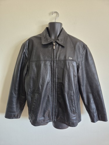 Men real leather jacket - real,