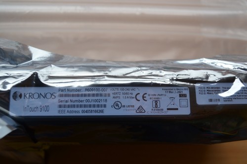 Kronos intouch 9100 front - -,