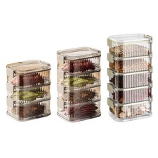 Stackable Spice Storage Box Plastic Seasoning Jar Multi-Layer Container