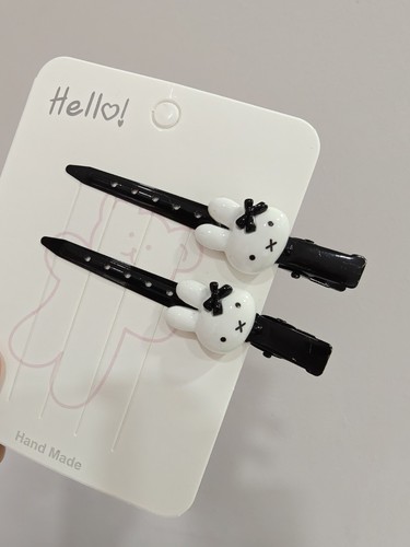Miffy hair clips pcs - hair,