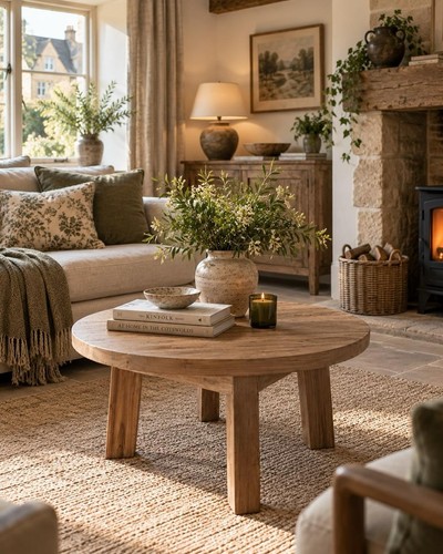 Reclaimed teak wood round - teak,