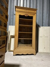 Antique Glazed Armoire Display