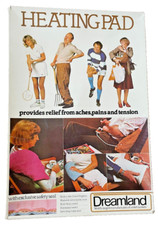 Dreamland Electric Heated Pad with multi heat control and Power Plug