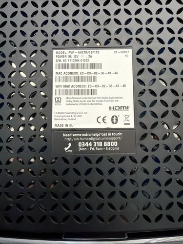 Humax aura 1tb freeview - aura,