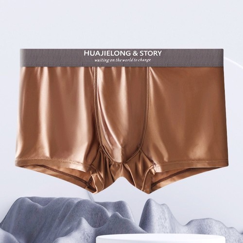 Mid waist satin silk boxer - mid,