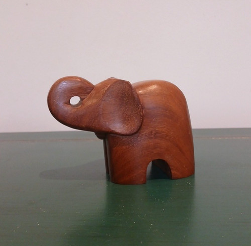 Vintage teak hand - vintage,
