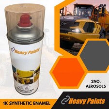 Husqvarna Ride on Lawn Mower Orange & Chassis Grey Paint 400ml Aerosols