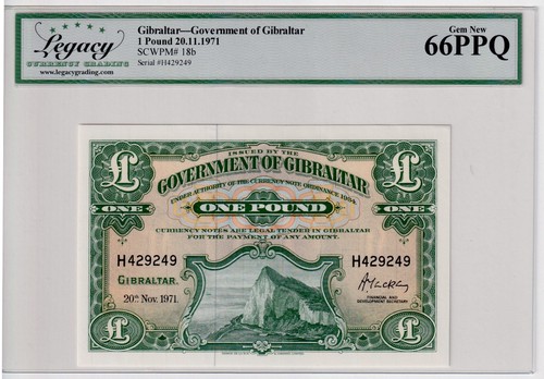 Gibraltar pound 1971 - gibraltar, 1