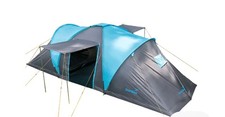 skandika Hammerfest 6 Person/man Family Tent Camping Dome Blue Canopy