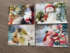 4 Christmas Scene 3D Hologram