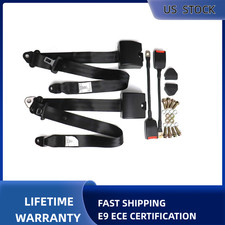 2Pcs Front 3 Point  Seat Belts