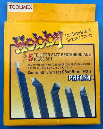 Brazed tool set 8mm - brazed, made