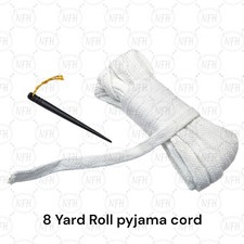 Drawstring Cord For Nala Pyjama trouser and Scrubs 7m long, braided & strong  