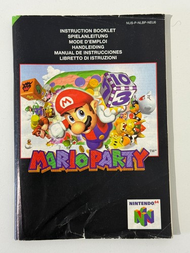 Mario party n64 manual - mario,