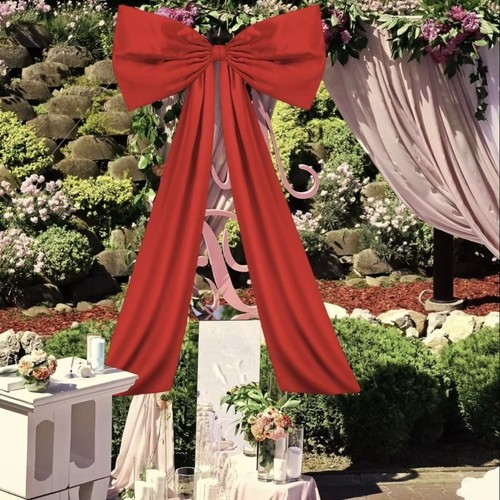 65x105cm large red bow - 65x105cm,