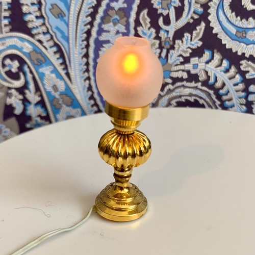 Dolls house brass table - dolls,