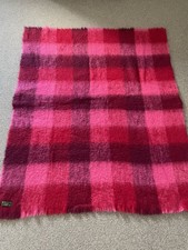 JOHN HANLY & CO LTD, IRELAND 70% MOHAIR 30% WOOL Blanket Throw