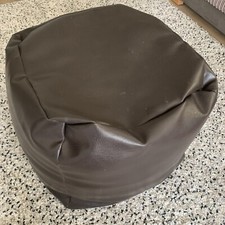 brown faux leather Bean bag 