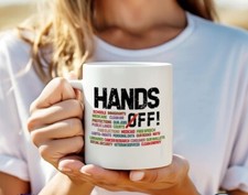 Hands Off Protest Mug