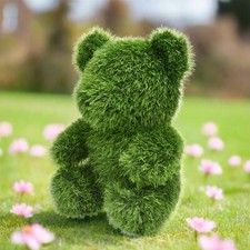 Artificial Grass Topiary Bear In/Outdoor Garden Lawn Event Office Wedding Décor
