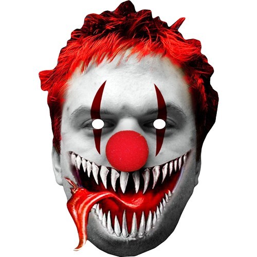 Scary clown halloween - clown,