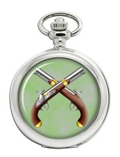 Duelling Pistols Pocket Watch