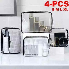 S-M-L-XL Clear Toiletry