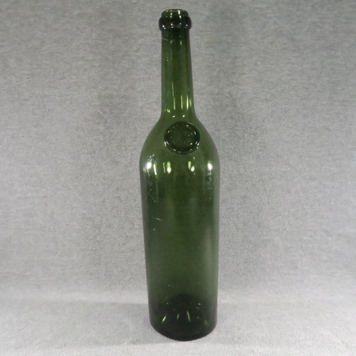 Antique olive green glass - olive,