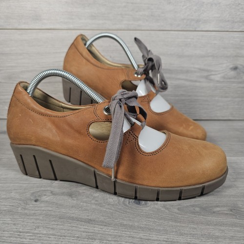 Wolky womens leather - lace, up