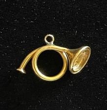 14k Gold Charm Pendant French