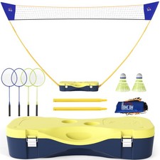 HOMCOM Foldable Badminton Net